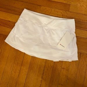 Lululemon pace rival skirt size 8 white
